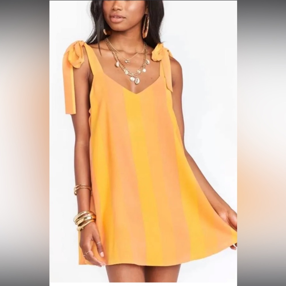 NWT Show me your MuMu throw and go tye mini dress